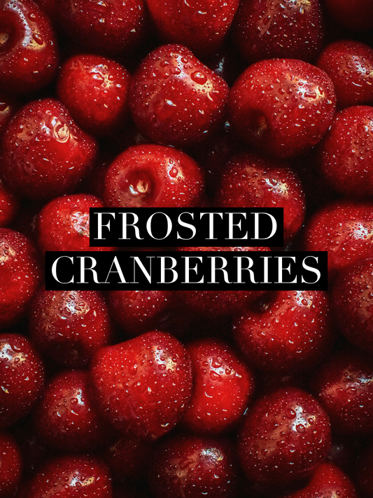 Frosted cranberries