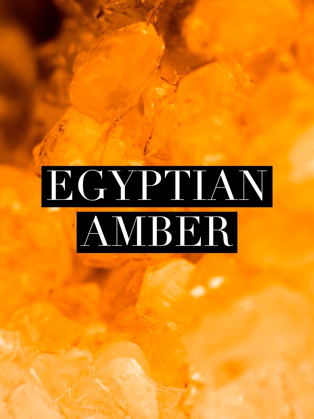 Egyptian amber