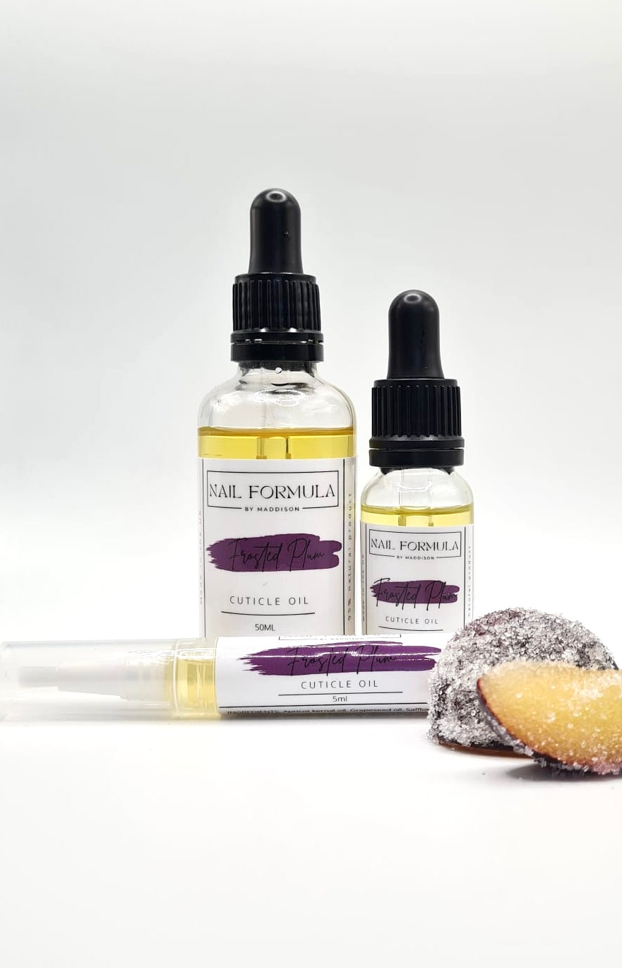 Frosted plum cuticle oil