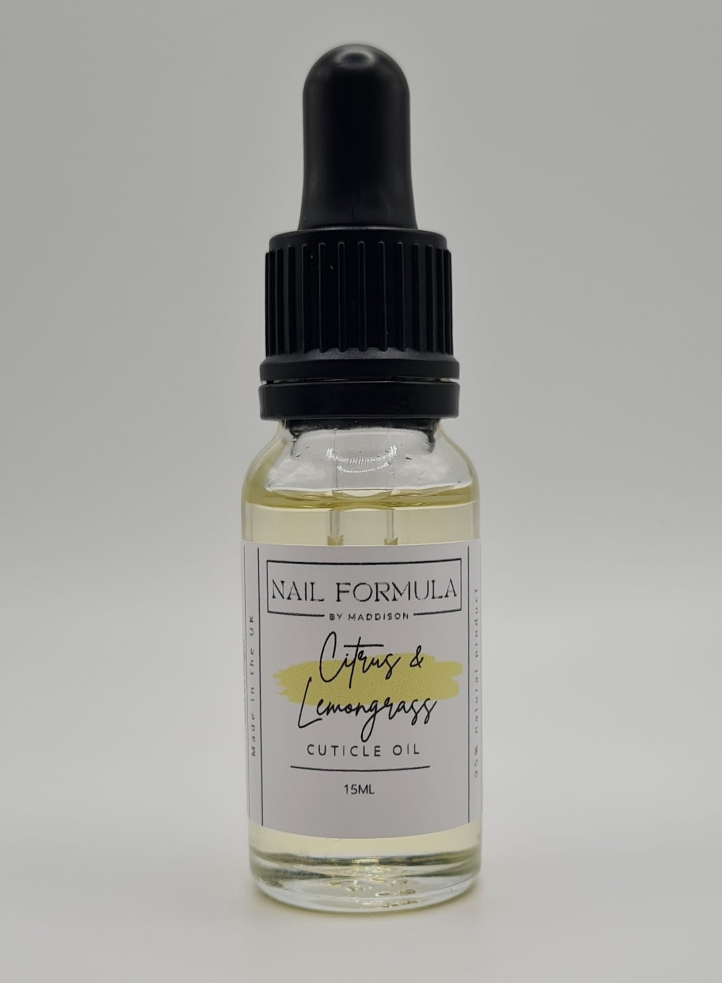 Citrus and Lemongrass cuticle oil