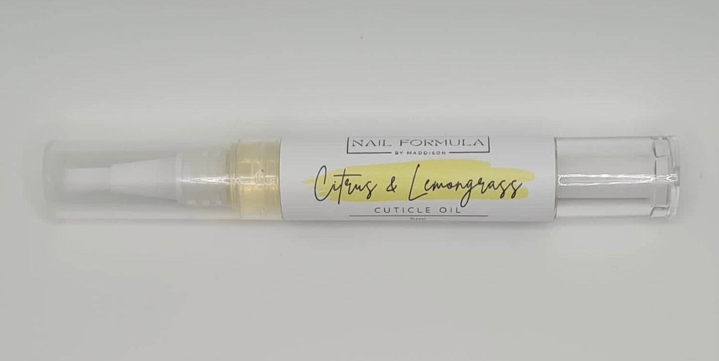 Citrus and Lemongrass cuticle oil