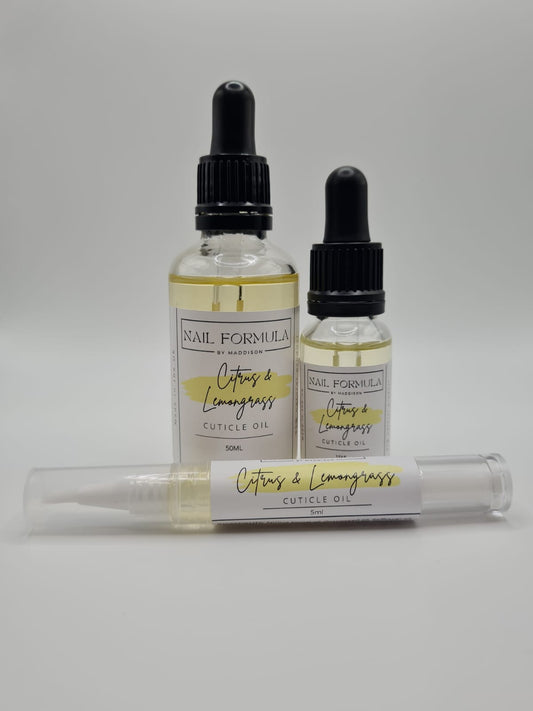 Citrus and Lemongrass cuticle oil